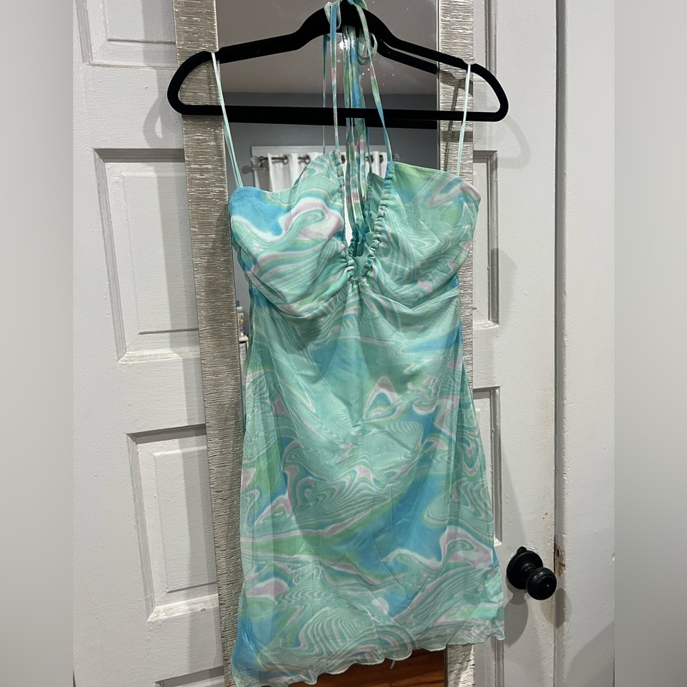 Halter Top Mini Dress